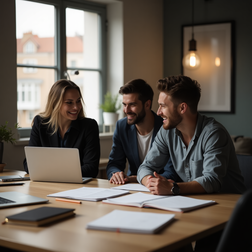 Team working together